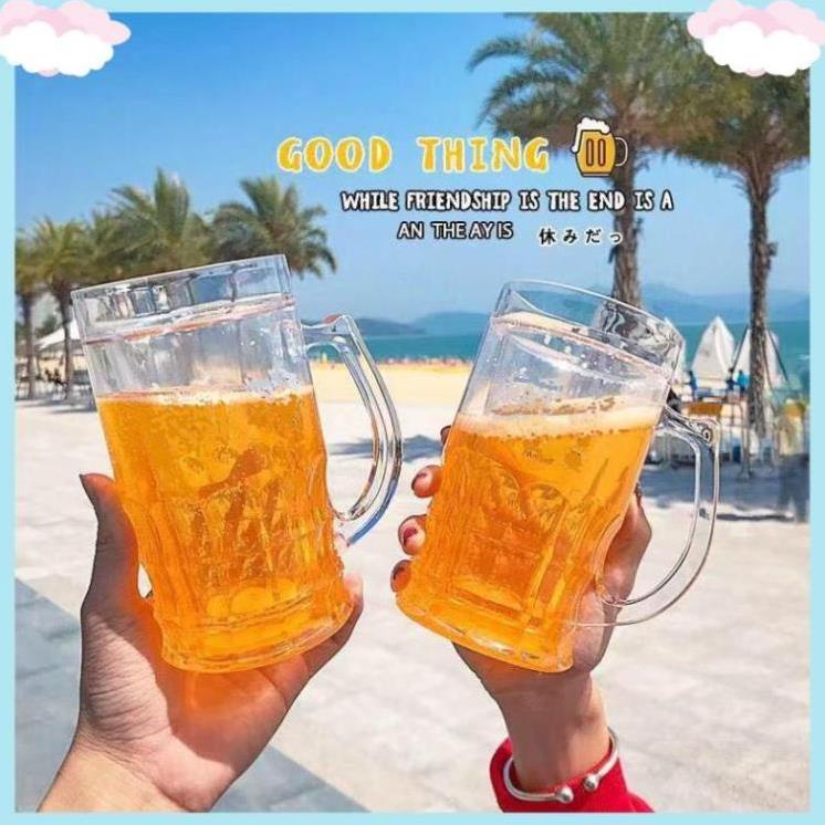 Ly uống bia giả 2 lớp troll Tiktok cốc uống bia giả 2 lớp mẫu mới hàng có sẵn