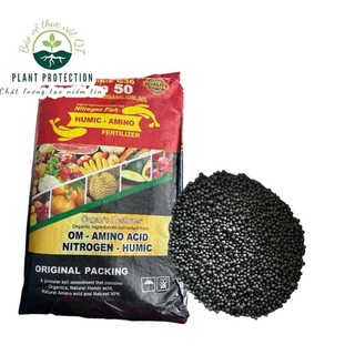 1kg phân bón hữu cơ đạm cá - túi chiết 1kg