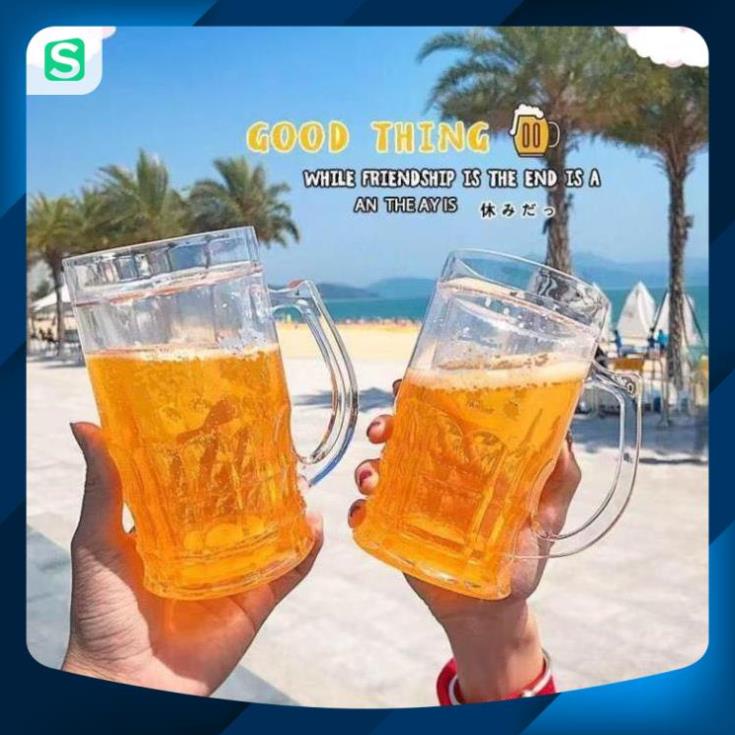 Ly uống bia giả 2 lớp troll Tiktok cốc uống bia giả 2 lớp mẫu mới hàng có sẵn