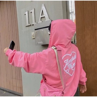 Áo hoodie zip real love amm
