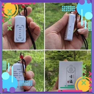 Máy niệm phật mini, máy tụng kinh, có khe cắm  thẻ nhớ, dây đeo, Đài phúc NIAN FOJI  11B có 10 điệu niệm Phật Tiếng Việt