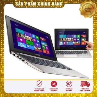 Laptop mini 11inch cảm ứng asus x202e core i3-3217u/ram 4gb/full nhôm đẹp mát lạnh tặng cặp chuột sịn - cam kế