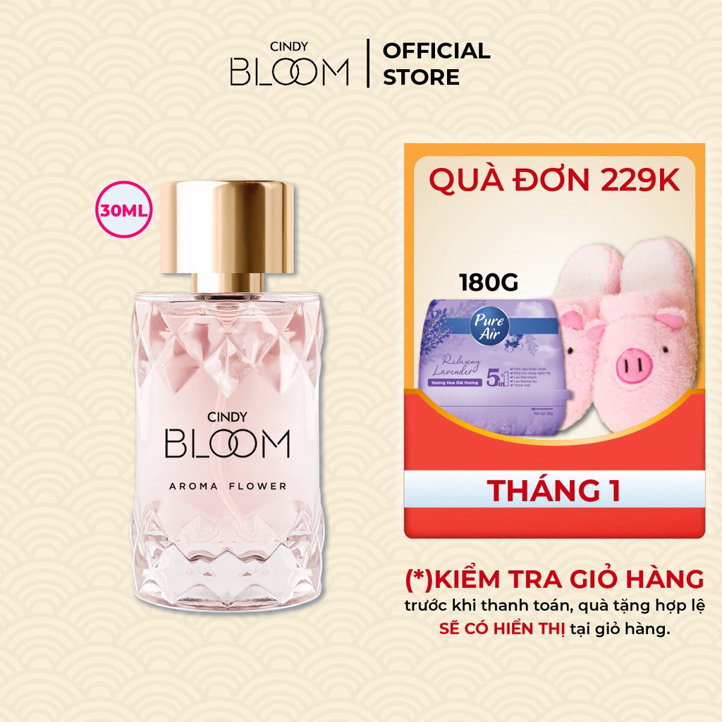 Nước hoa nữ Cindy Bloom Aroma Flower hương ngọt ngào nữ tính 30ml