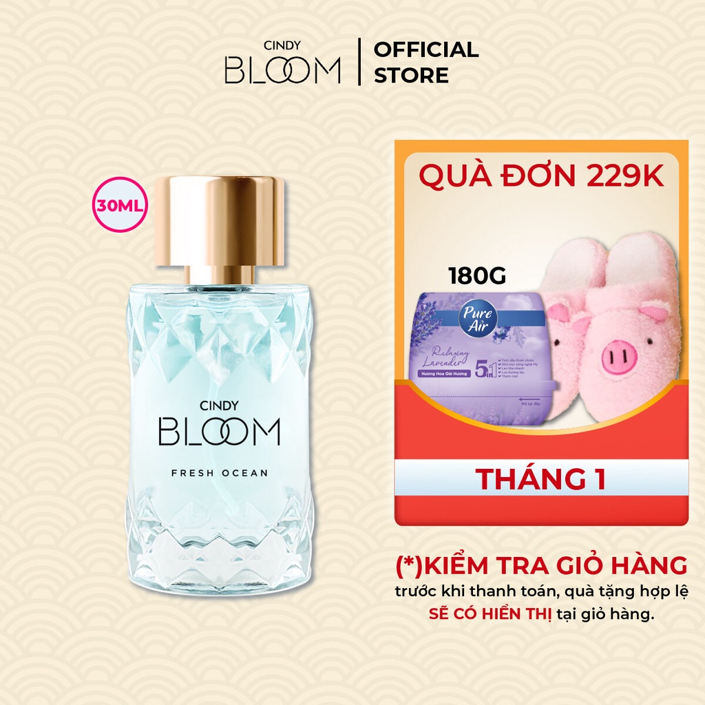 Nước hoa nữ Cindy Bloom Fresh Ocean hương năng động trẻ trung 30ml