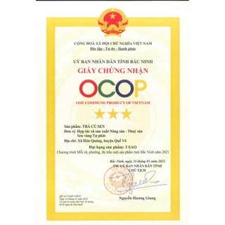 Trà củ sen (500gr)-HTX Sen Vàng TP