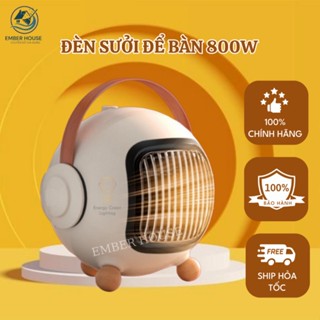 Chính Hãng Đèn Sưởi EMBER 800w Công Nghệ Sưởi Gốm PTC ceramic tích hợp điều khiển từ xa Bảo Hành 12 Tháng