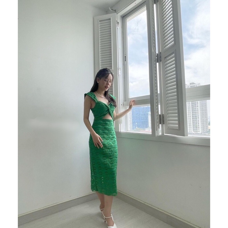 đầm thiết kế dáng dài M
