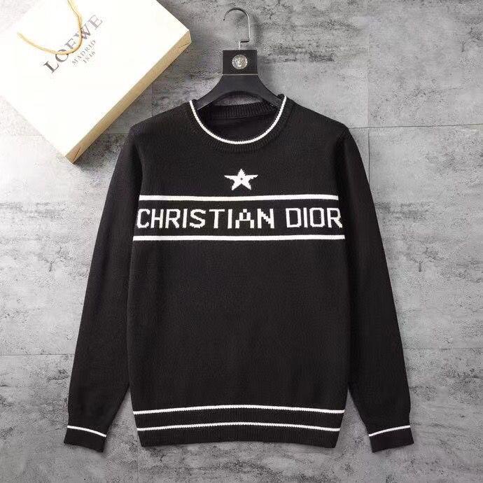 Áo Khoác DIOR Cao Cấp Thời Trang Mùa Thu Đông Theo Phong Cách Châu Âu ​​Áo Sweater Dệt Kim Thời Trang Cho Nam Nữ