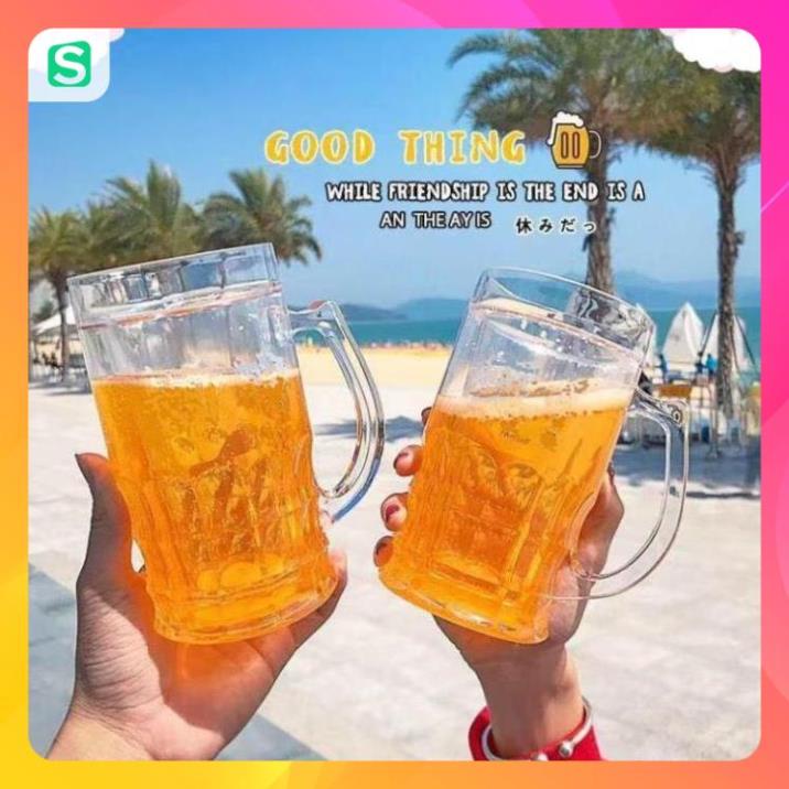 Ly uống bia giả 2 lớp troll Tiktok cốc uống bia giả 2 lớp mẫu mới hàng có sẵn