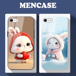 Ốp lưng iphone 6/6s/6plus/6splus/7/8/7plus/8plus mặt kính in hình gấu dễ thương .