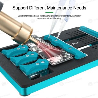 Kẹp giữ main dùng cố định bo mạch để tháo gỡ, vệ sinh keo và hàn chip CPU, IC RELIFE RL-601L PLUS