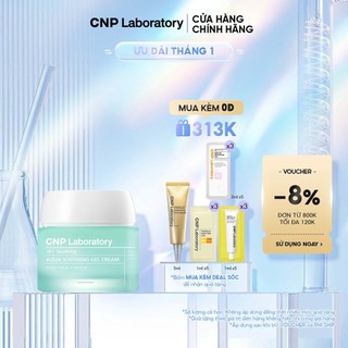 Kem cấp ẩm dịu da tức thì CNP Laboratory Aqua Soothing Gel Cream 80ml