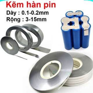 Kẽm đơn hàn cell pin mạ niken