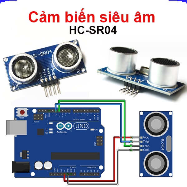 Mạch cảm biến siêu âm HC-SR04