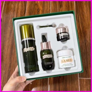 Bộ 4 sản phẩm kem dưỡng da mắtl + kem dưỡng da mặt + nước tinh chất + hiệu la mer