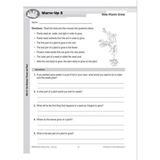 ( Khoa Học ) Daily Warm up Science -  Grade 2,3,4,5,6