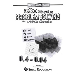 180 Days of Problem Solving (Kỹ năng giải quyết vấn đề) - Từ Grade K đến Grade 6 (khổ A4)