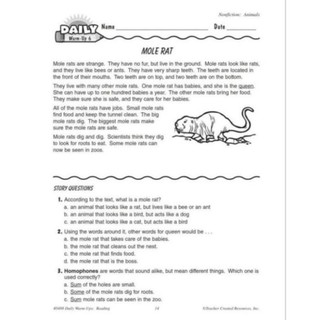 ( Luyện Đọc ) Daily warm-up Reading -  Grade 1,2,3,4,5,6,7,8