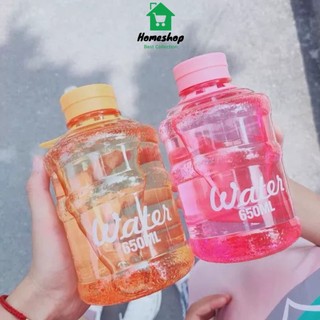 Pvn63811 bình đựng nước nhựa trong water 650ml
