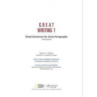 Great Writing - foundations,1,2,3,4,5 - Tặng Audio + Key