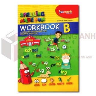 Spelling Made Fun -  Workbook A+B+C- bản đẹp in màu