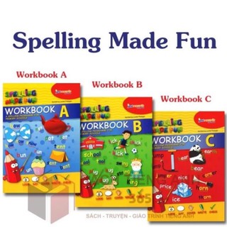 Spelling Made Fun - Workbook A+B+C- bản đẹp in màu