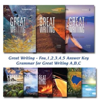 Great writing full - 5th edition - đủ 6 tập - foundations,1,2,3,4,5 - tặng mp3 và đáp án- bản in