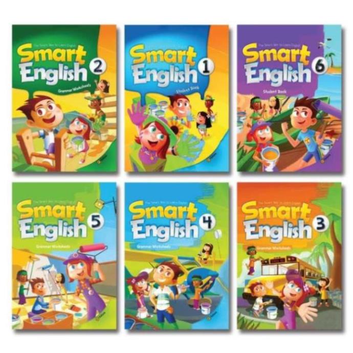 Smart English Grammar Worksheets - 1,2,3,4,5,6