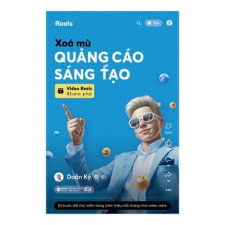 Sách - xóa mù quảng cáo sáng tạo - video reels khám phá