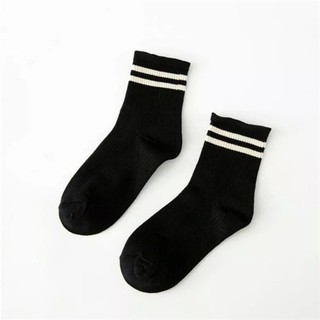 tất cao cổ viền trắng-7069