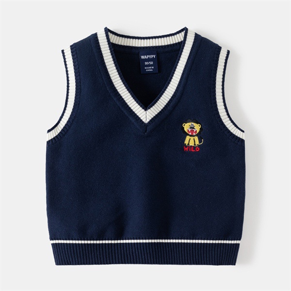 áo len gile tim trơn -6755-90/130