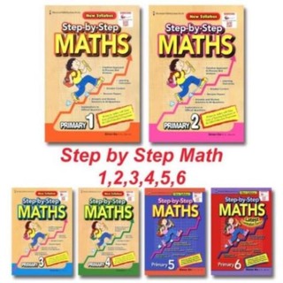 Step by step math - 1,2,3,4,5,6 - bản đẹp khổ a4