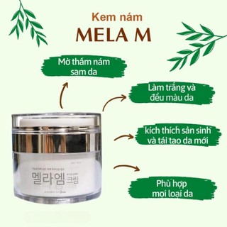 Kem Mờ Nám Tàn Nhang Mela M Hàn Quốc Hộp 50g, Làm Mờ Nám Tàn Nhang, Giúp Trắng Da Và Ngăn Ngừa Lão Hoá