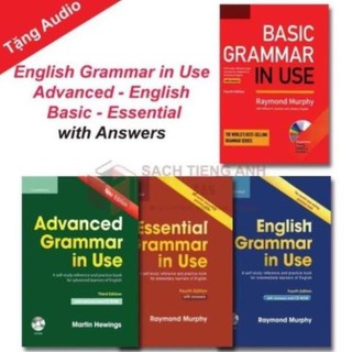 English Grammar in Use Advanced - English - Essential - Basic - Tặng Audio mp3