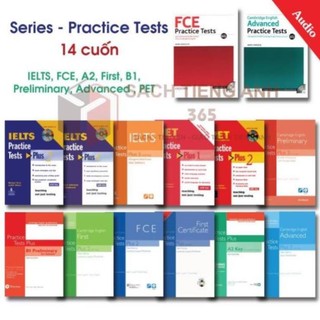 Series - practice tests plus - lelts, fce, a2, b1, first, premilinary, advanced,pet. tặng audio