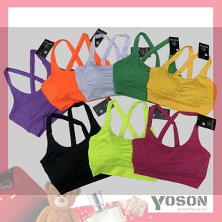 Áo Bra Áo Lót Tập Thể Thao Nữ Tập Gym Yoga Aerobic Cầu Lông - Tặng Mút Ngực Cao Cấp