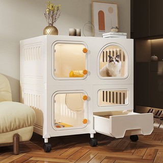 Chuồng mèo, nhà vệ sinh cho mèo, hộp vệ sinh cho mèo, hộ gia đình tích hợp nhỏ trong nhà, biệt thự mèo không người, chuồ