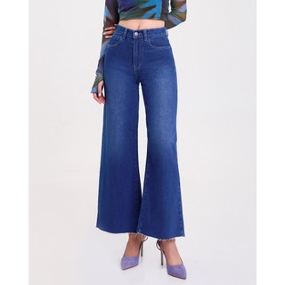 Quần Jeans Nữ Xanh Sapphire Dáng Loe Rộng. Sapphire Blue Super Flared Jeans - 221WD2084B3950