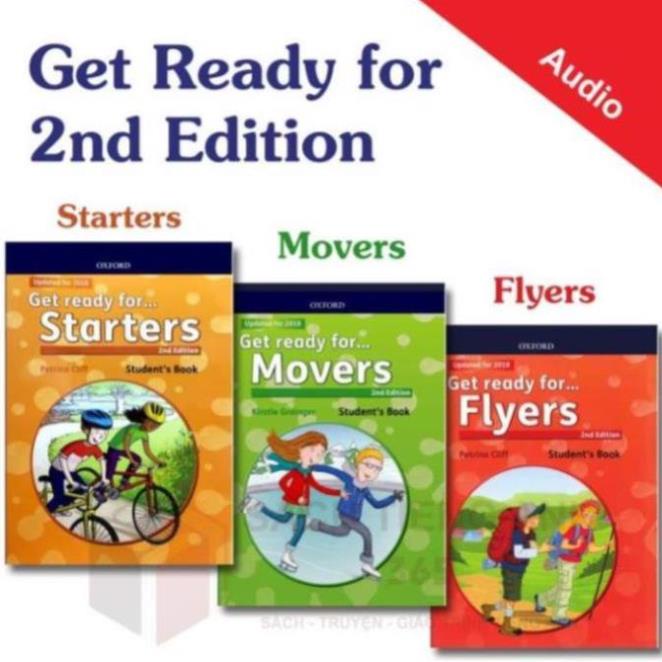 ( Tặng Audio mp3 ) Get Ready for...Starters - Movers - Flyers - 2nd - in màu