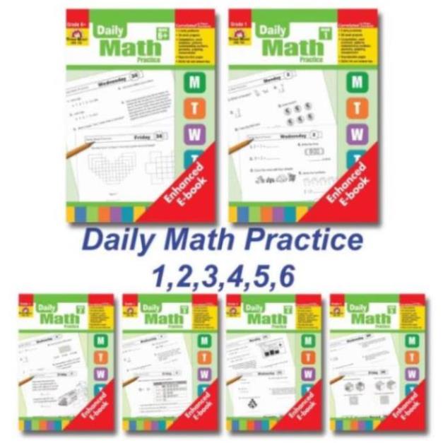 ( Luyện Toán ) Daily Math Practice -  Grade 1,2,3,4,5,6