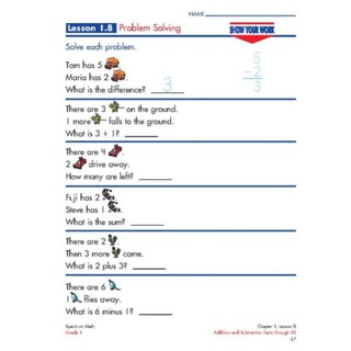 [ 15q Grade 1 ] Spectrum: Math, Reading, Writing, Phonics, Language Art,...
