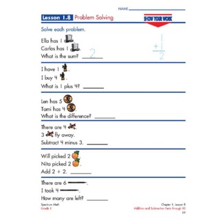 [ 15q Grade 1 ] Spectrum: Math, Reading, Writing, Phonics, Language Art,...