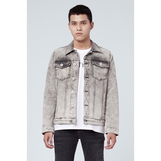 Áo Khoác Dáng Rộng, Xám Khói. Grey Type 3 Denim Jacket  - 121MD4044F5030
