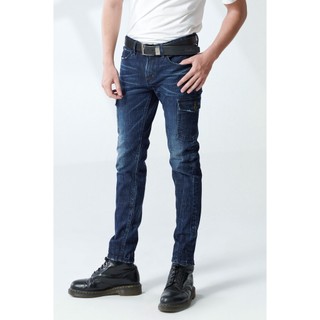 Quần Jeans Nam Dáng Ôm, Túi Đắp. Cargo Skinny Jeans - 220MD4081F1970
