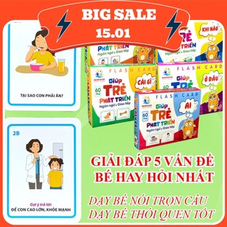 Bộ Thẻ Học Thông Minh Flashcards Giúp Trẻ Phát Triển Ngôn Ngữ Và Giao Tiếp