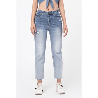 Quần jeans lửng nữ dáng đứng. Ombre Straight Jeans - 121WD2093F1930