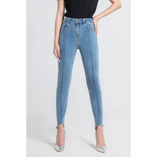 Quần Jeans Nữ Sóng Gân Dáng Ôm Phiên Bản 1. Front Seam Detail Skinny Jeans (1st Version) - 121WD2081F5930
