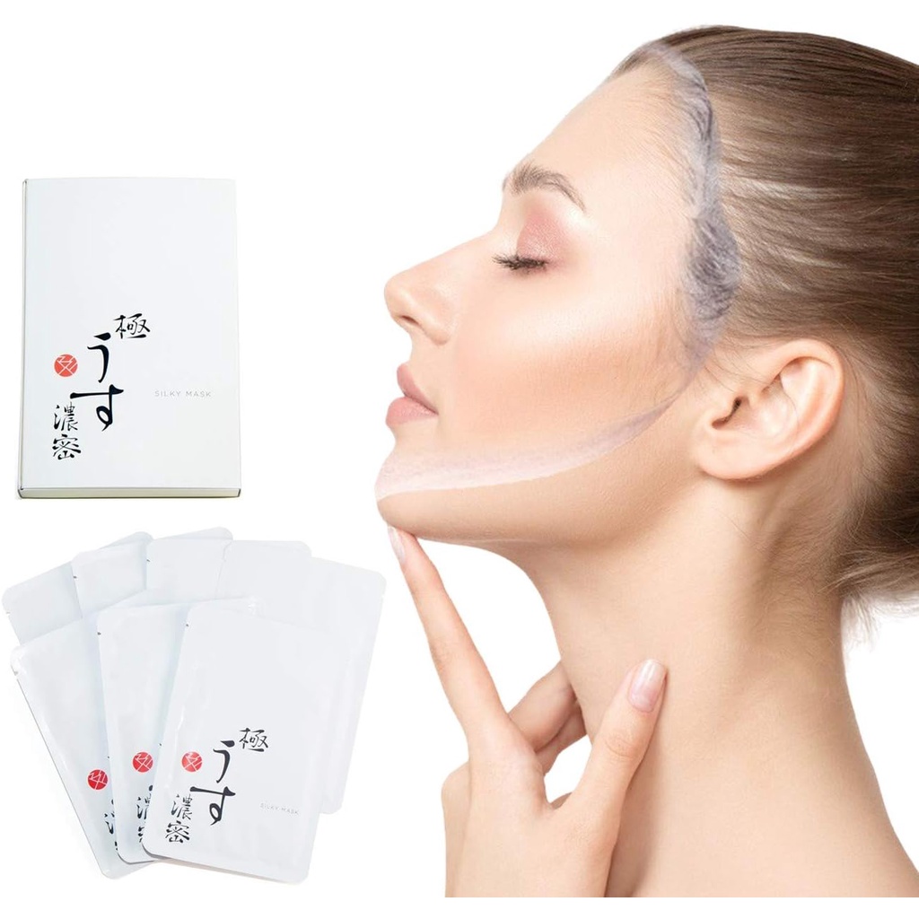 Mặt Nạ Lụa Silky Mask Nhật Hộp 7 Miếng