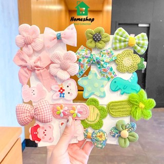 Pvn60175 set 10 kẹp tóc nhiều hình kute cho bé gái dễ thương