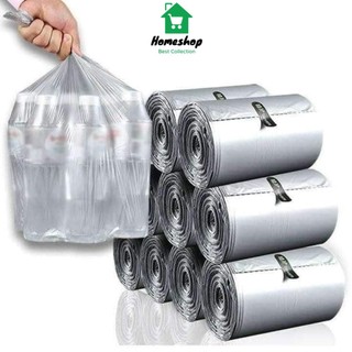 Pvn18788 cuộn 110 túi đựng rác tự tự phân hủy siêu dai bạc